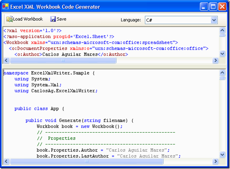 ExcelXmlWriter