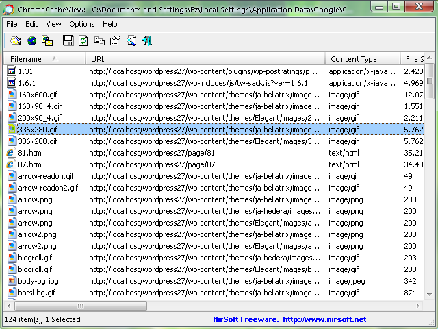 ChromeCacheView